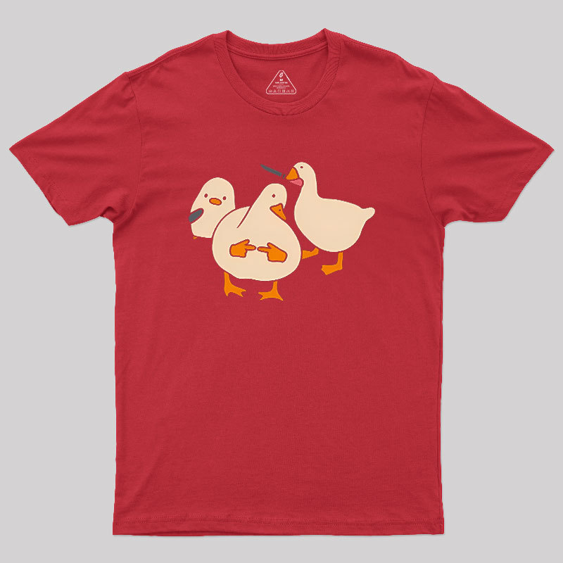 Duck Drama Artwork Geek T-Shirt