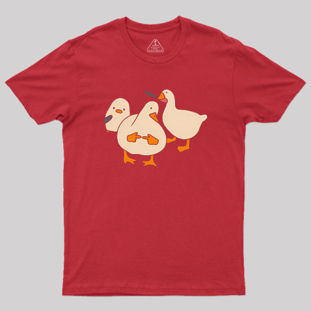 Duck Drama Artwork Geek T-Shirt