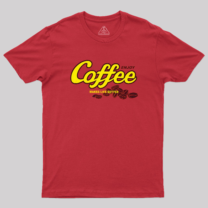 Enjoy Coffee Geek T-Shirt