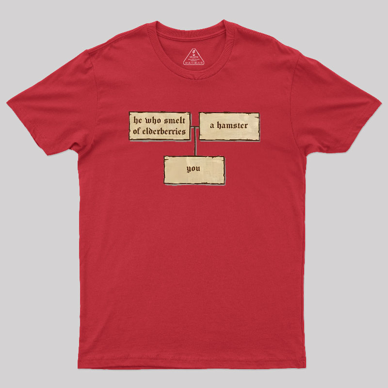 He Who Smelt of Elderberries Geek T-Shirt