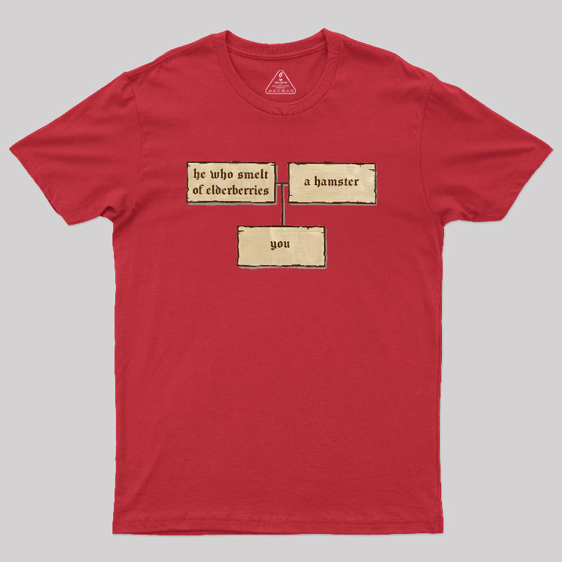 He Who Smelt of Elderberries Geek T-Shirt