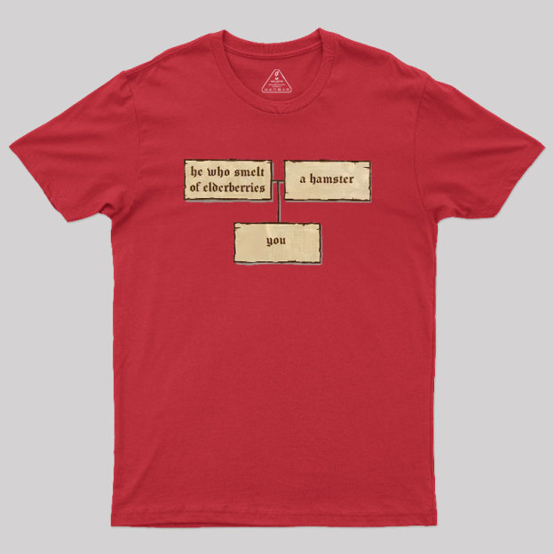 He Who Smelt of Elderberries Geek T-Shirt