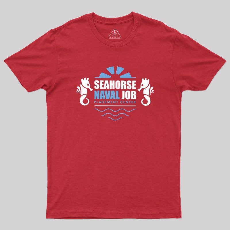 Seahorse Naval Job Crest Geek T-Shirt