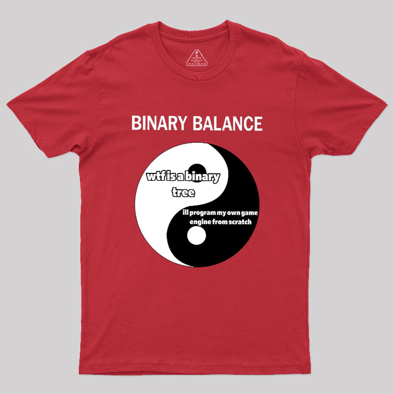 Binary Balance Geek T-Shirt