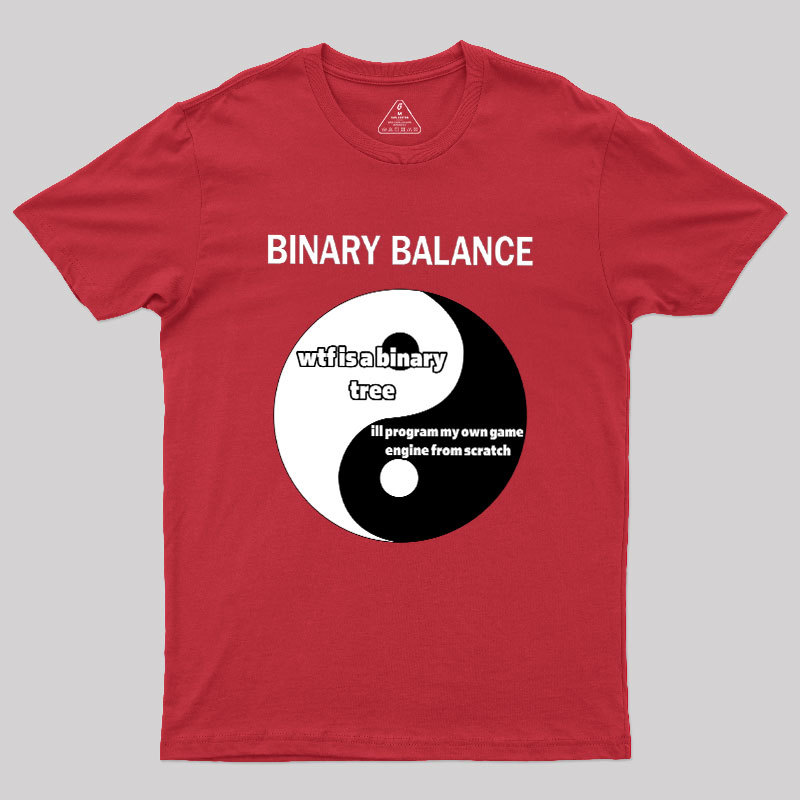 Binary Balance Geek T-Shirt
