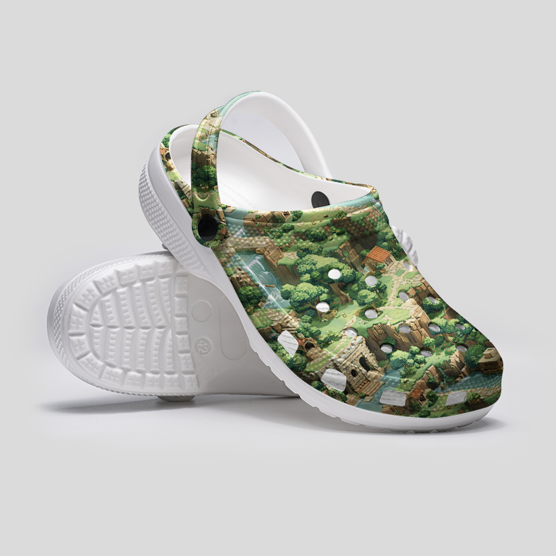 Stardew Valley RPG Game Geek Rubber Clogs