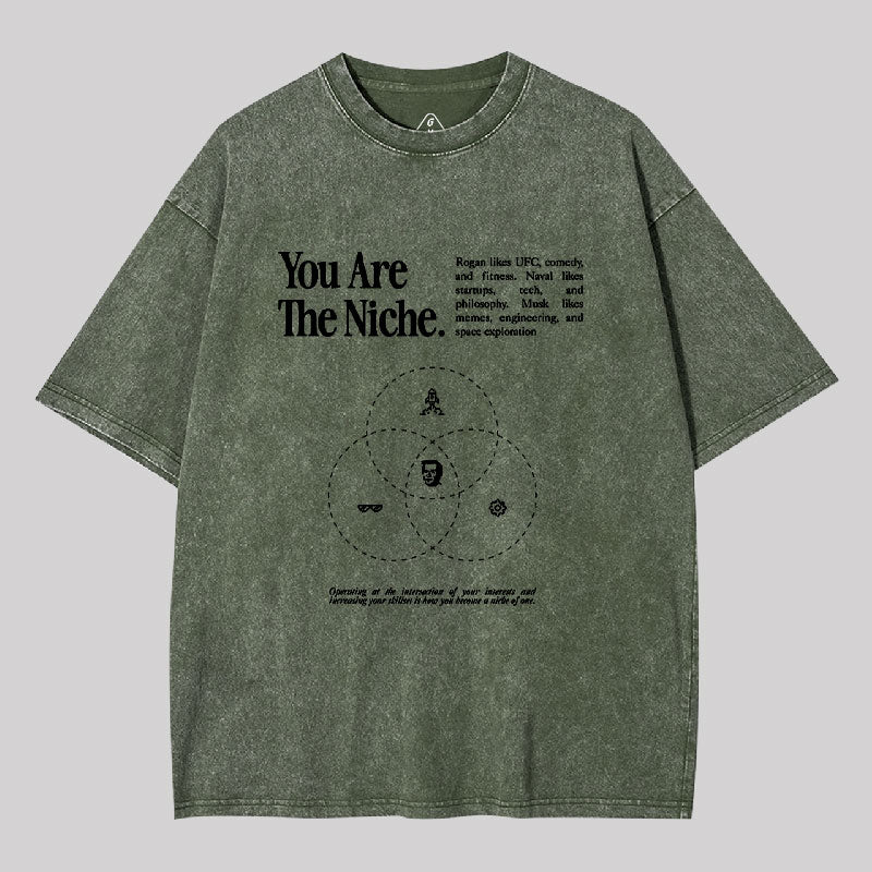 You Are The Niche Washed T-shirt