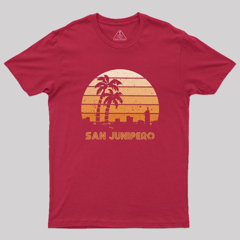 Retro Junipero Geek T-Shirt