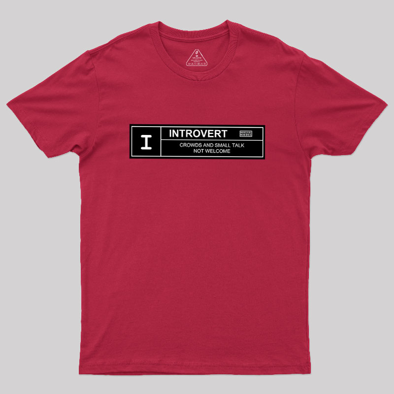 Introvert Movie Rating Geek T-Shirt