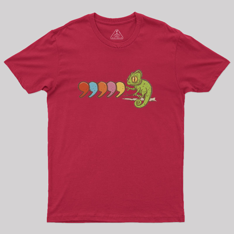 Comma Chameleon Geek T-Shirt