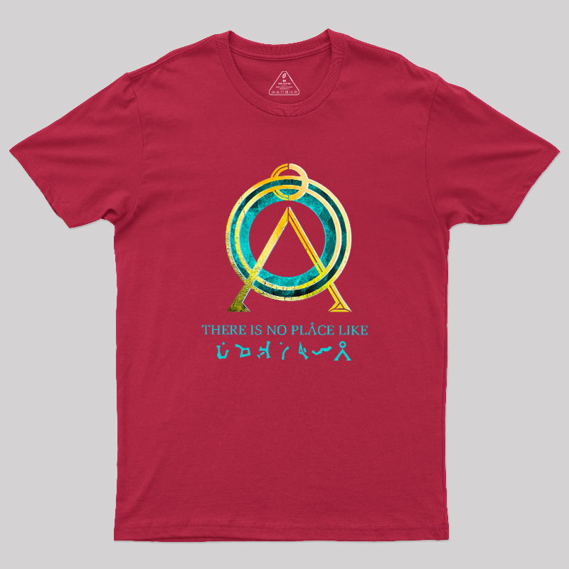 There Is No Place Like Home Vintage Stargate Geek T-Shirt