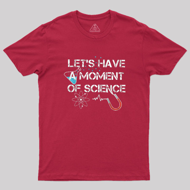 Let's Have A Moment Of Science Geek T-Shirt