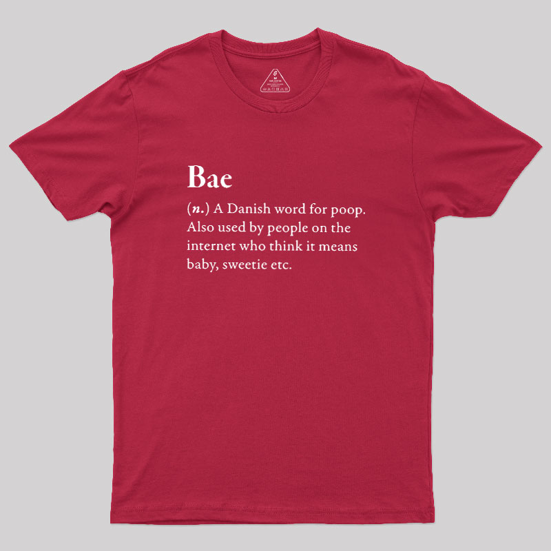 Bac Funny Glossary Geek T-Shirt