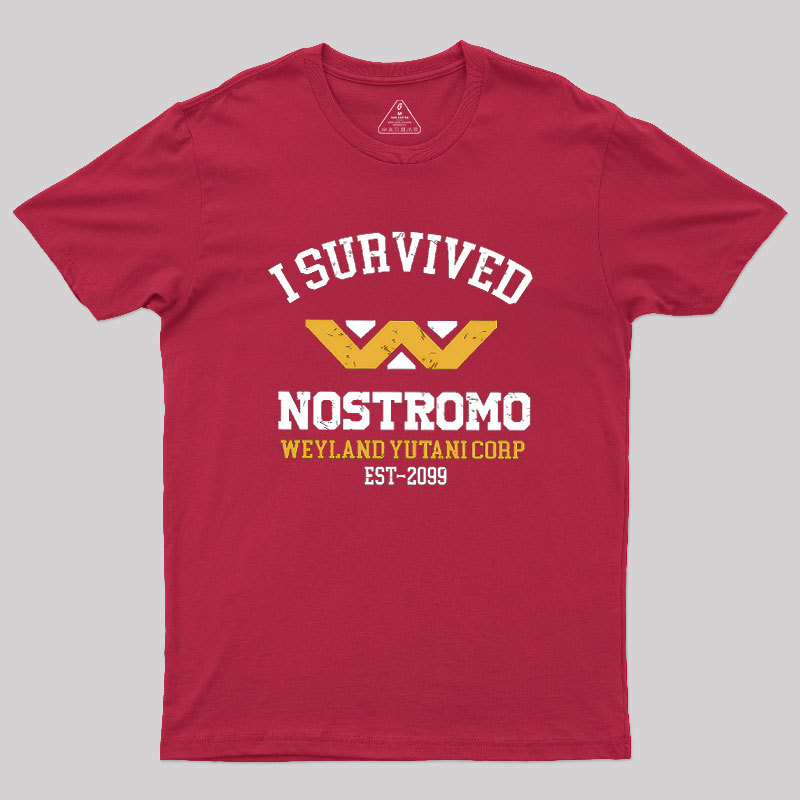 I Survived Nostromo Geek T-Shirt