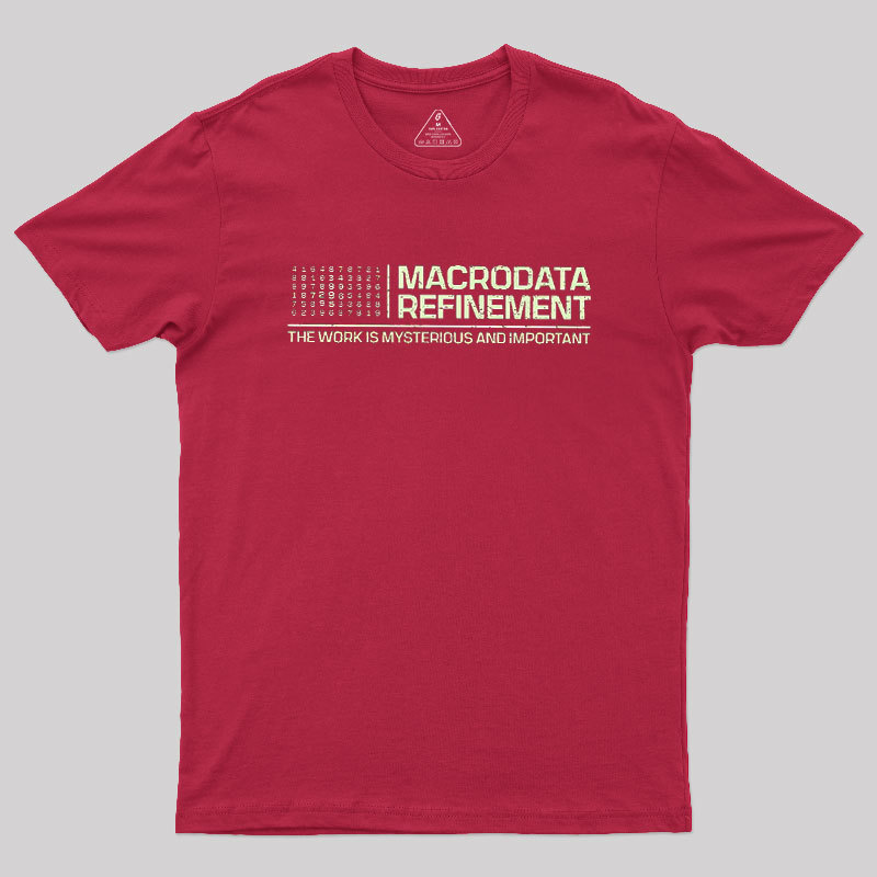 The Work Is Mysterious And Important Geek T-Shirt