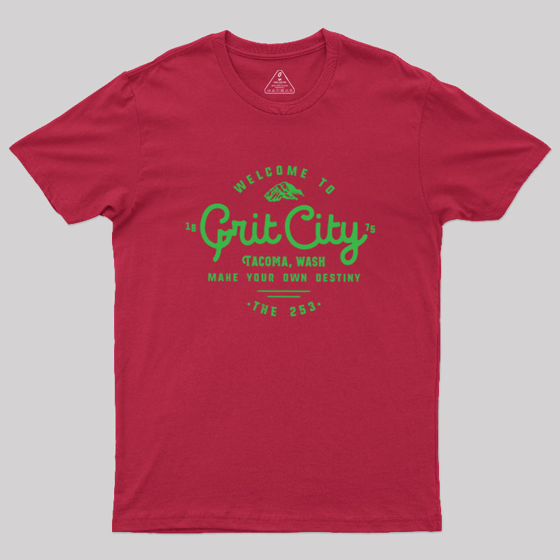 Grit City Tacoma Washington Geek T-Shirt
