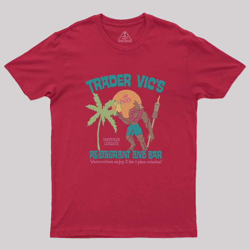 Trader Vics Werewolves Of London Geek T-Shirt