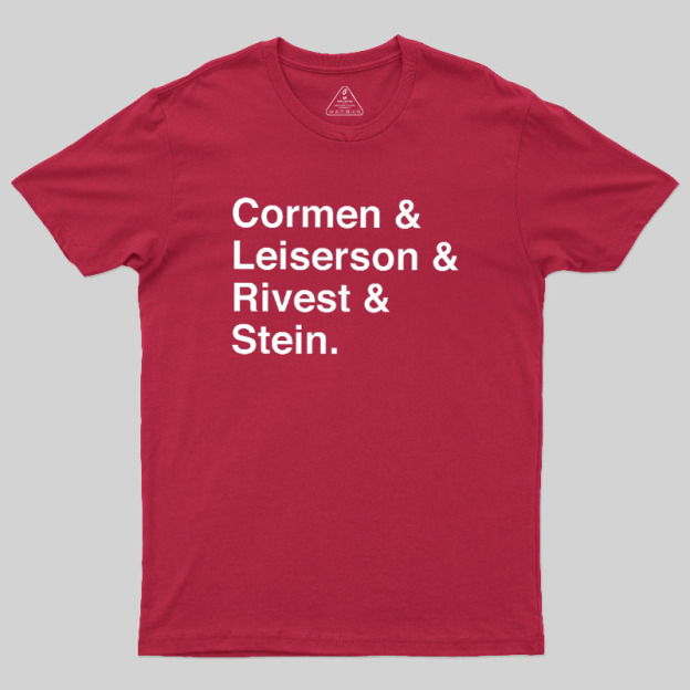 CLRS Algorithms Geek T-Shirt