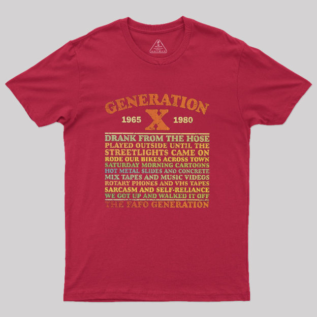 Gen X Summer Day Geek T-Shirt
