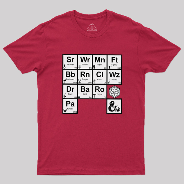 All Elements Dungeons & Dragons Geek T-Shirt