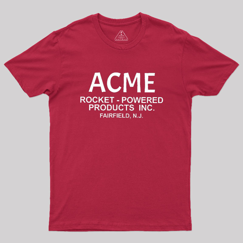 Acme Rocket Powered Geek T-Shirt