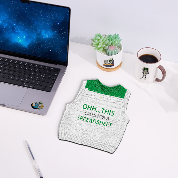 Ohh This Calls for a Spreadsheet White Novelty Mouse Pad