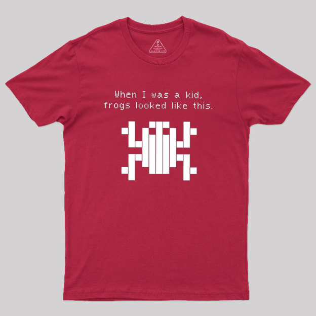 Funny 80s Arcade Game Design Geek T-Shirt