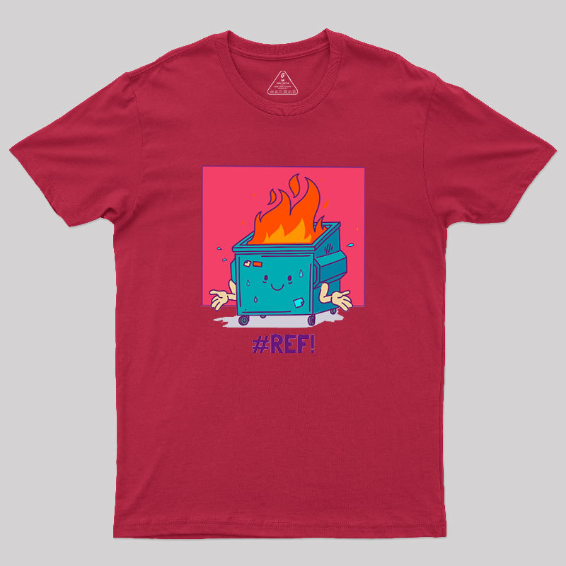REF Excel Spreadsheet Error Geek T-Shirt