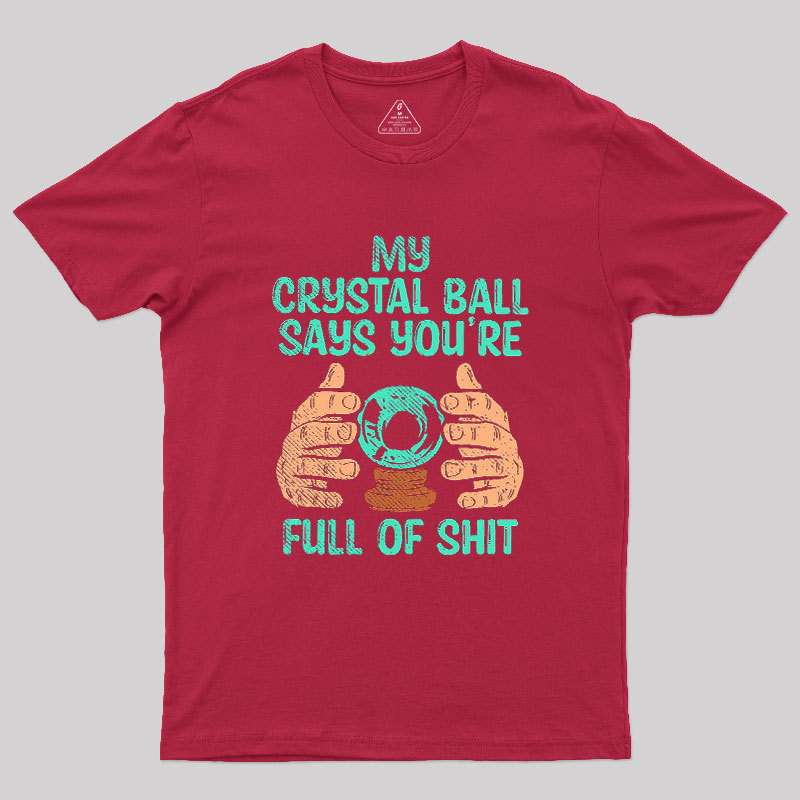 My Crystal Ball Says Geek T-Shirt