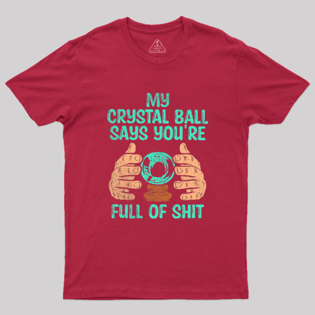My Crystal Ball Says Geek T-Shirt
