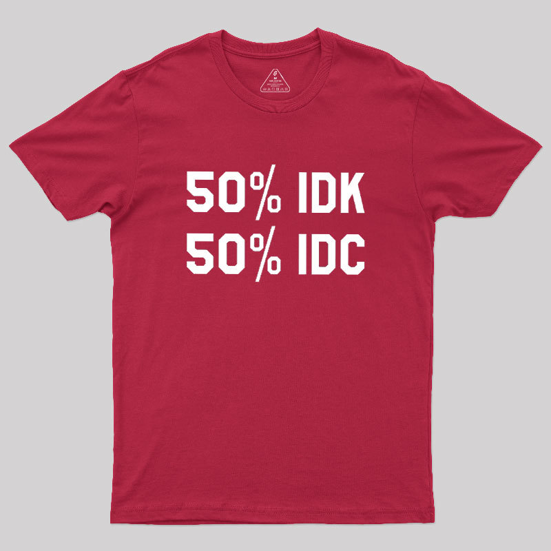 50%IDC Geek T-Shirt