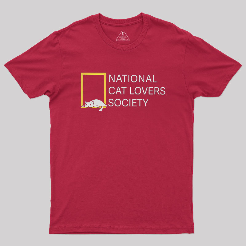 National Cat Lovers Society Geek T-Shirt