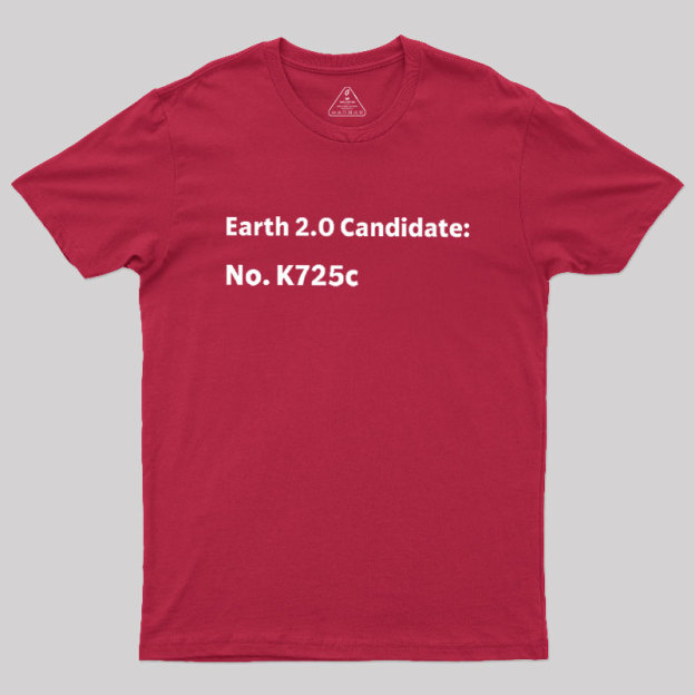 Earth2.0 Candidate Geek T-Shirt
