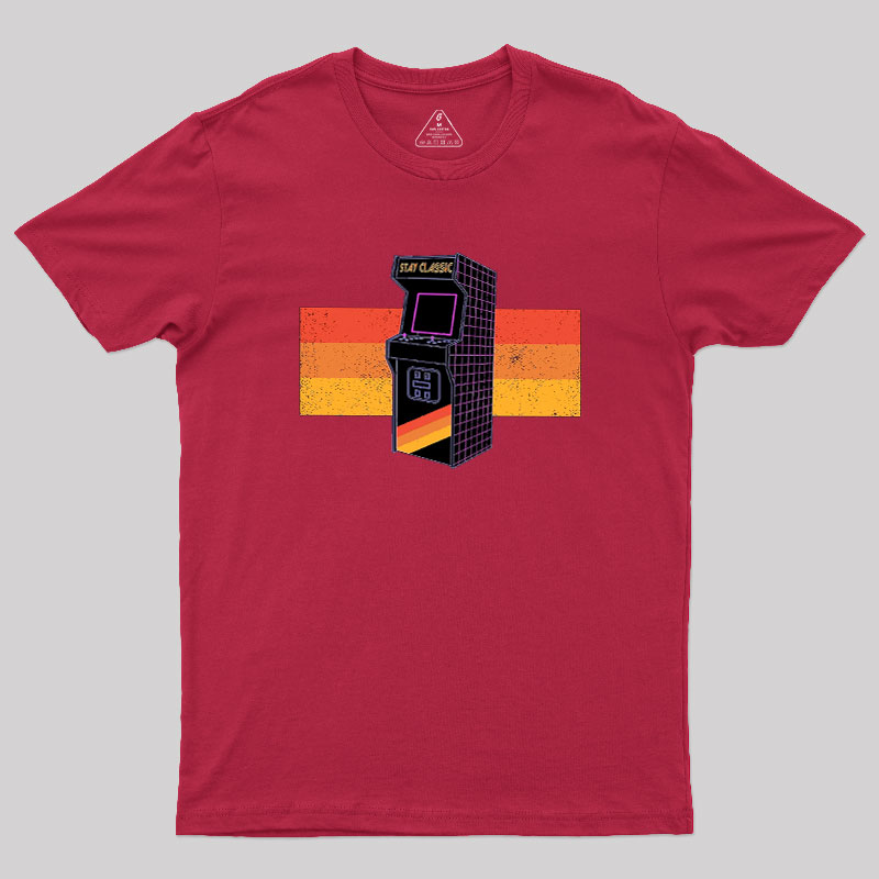 Stay Classic Arcade 80s Geek T-Shirt