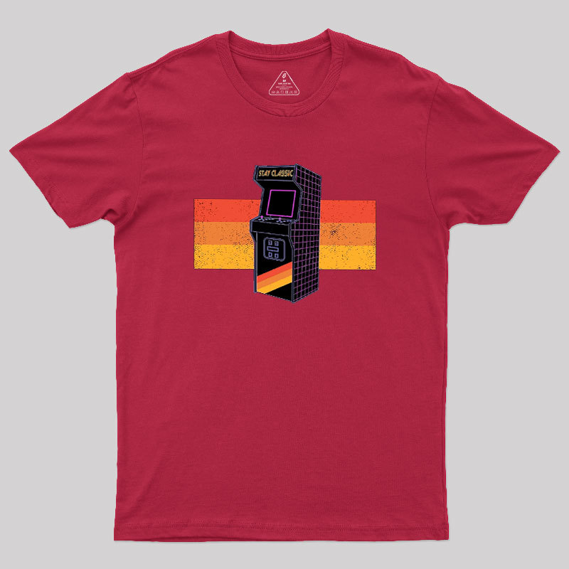 Stay Classic Arcade 80s Geek T-Shirt