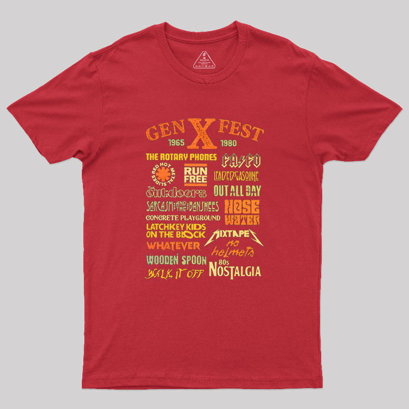 Gen X Fest Geek T-Shirt