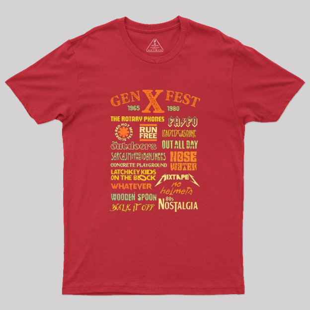 Gen X Fest Geek T-Shirt