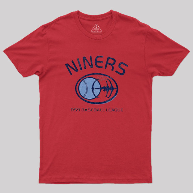 Deep Space Nine Niners DS9 Baseball League Geek T-Shirt
