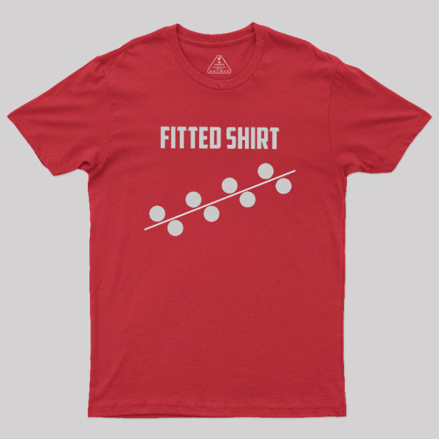 Machine Learning Fitted Shirt Geek T-Shirt