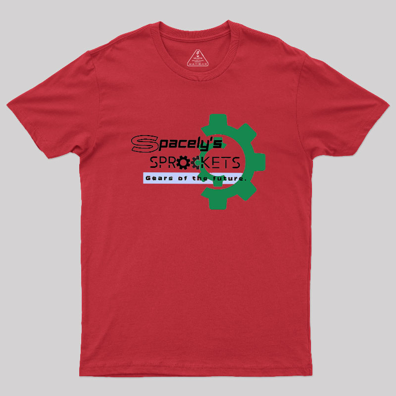 Spacely's Sprockets Futuristic-Retro Geek T-Shirt