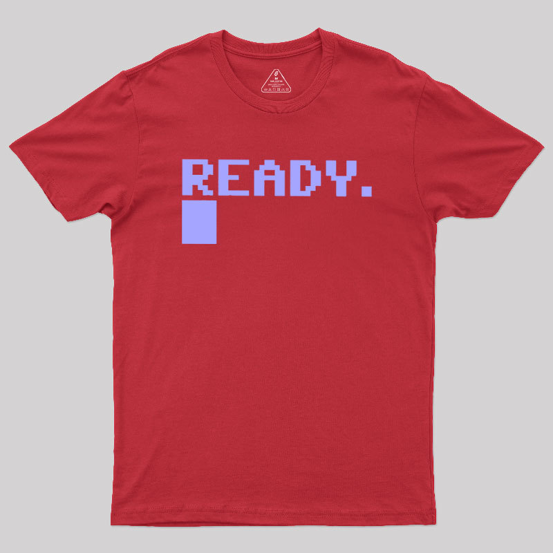 Commodore C64 Ready Geek T-Shirt