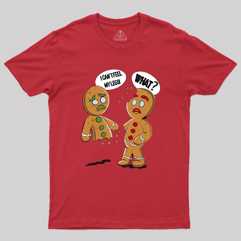 Funny Gingerbread Christmas Geek T-Shirt