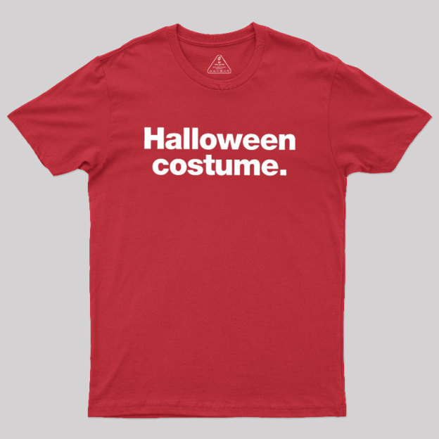 Halloween Costume Geek T-Shirt