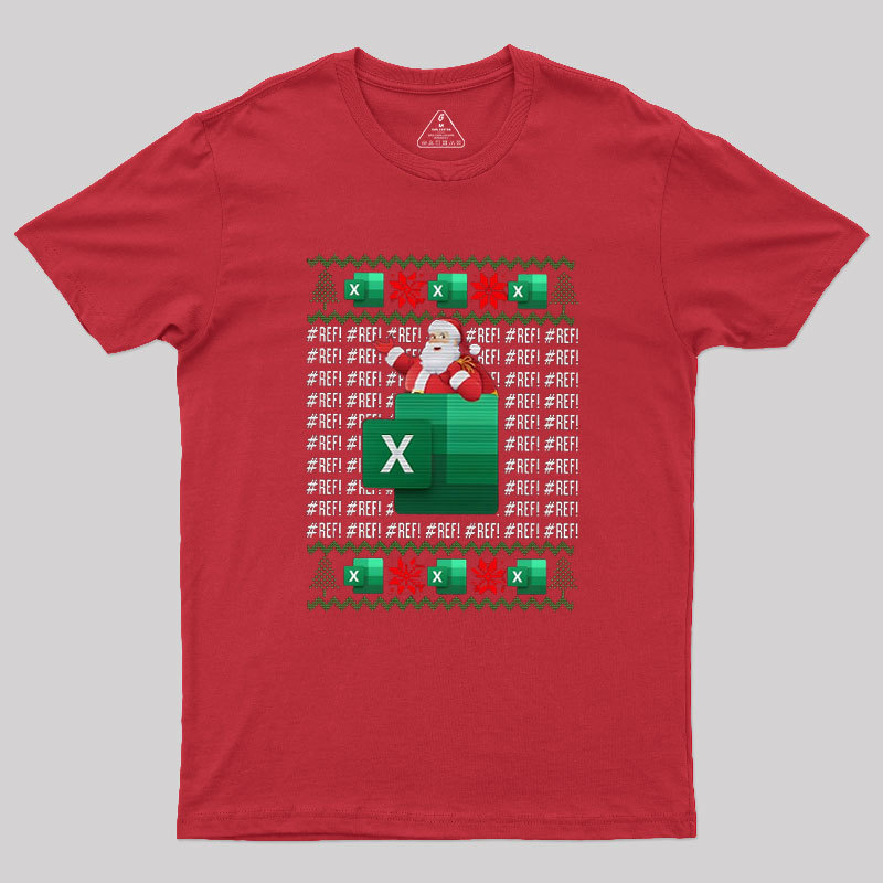 Excel REF Error Spreadsheet Geek T-Shirt