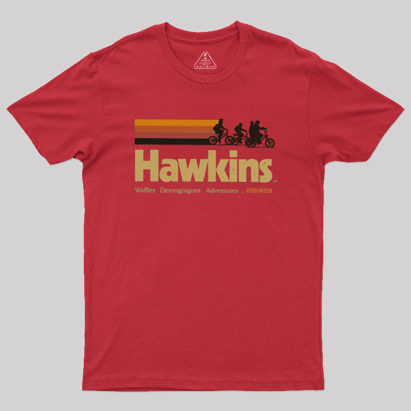 Geeksoutfit Hawkins Cycling Club Geek T-Shirt for Sale