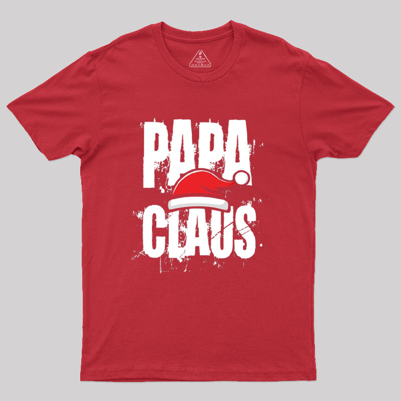 Santa Hat Papa Claus Geek T-Shirt