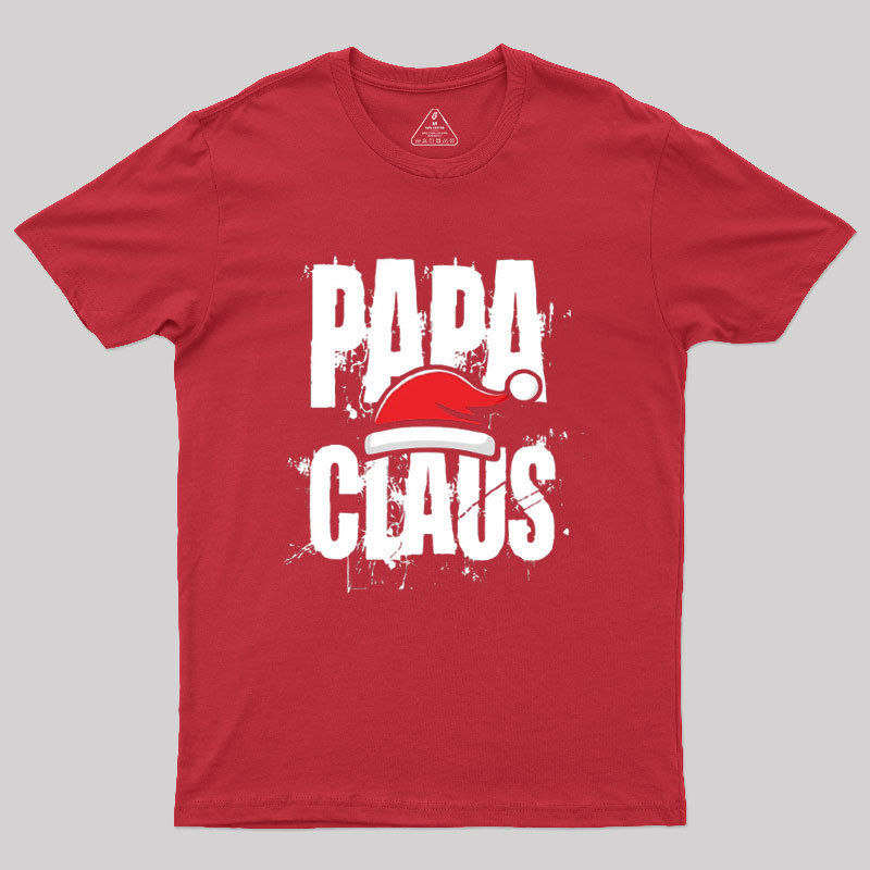 Santa Hat Papa Claus Geek T-Shirt