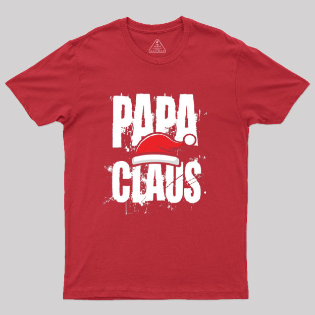 Santa Hat Papa Claus Geek T-Shirt