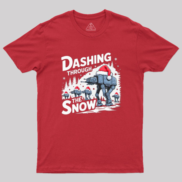Dashing Through The Snow Geek T-Shirt