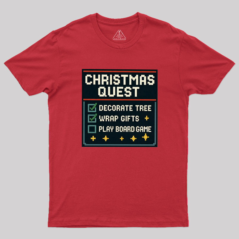 Christmas Quest Geek T-Shirt
